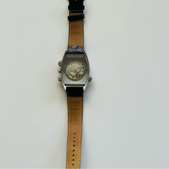 Automatic Watch for man scratch proof water resistant 3 ATM BLACK VGUC - Picture 7 of 16